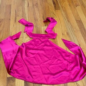Sincerely Jules Fuchsia Satin Top